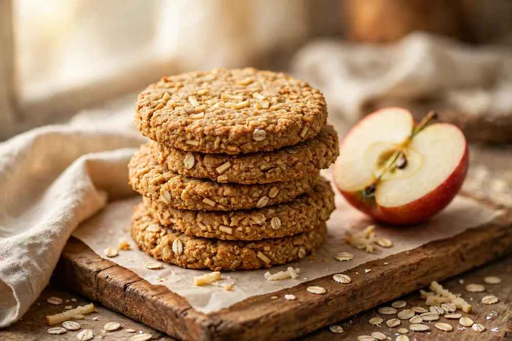 Apple and Oat Dog Biscuits