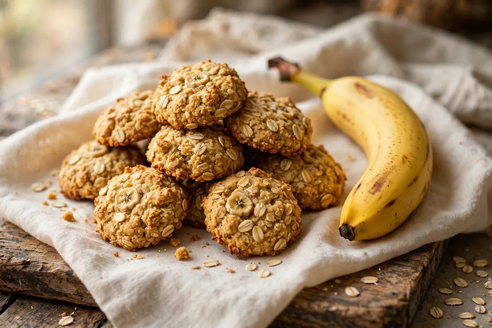 Banana Oat Dog Treats